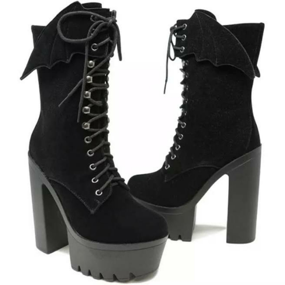 Iron Fist suede platform boot creature ofthe night - Picture 7 of 7